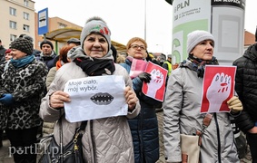 Czarny protest ponownie w Elblągu