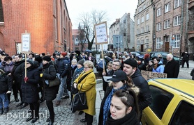 Czarny protest ponownie w Elblągu