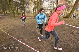 Biegiem po parku Modrzewie