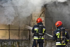 Pożar przy ul. Druskiej