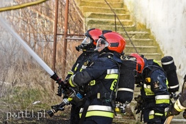 Pożar przy ul. Druskiej