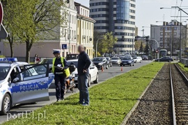 Wjechał toyotą pod tramwaj