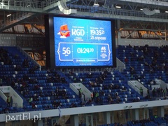 Tablica świetlna informuje, ile dni pozostało do Mundialu