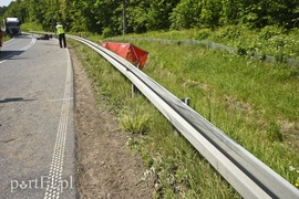 Śmiertelny wypadek pod Pasłękiem. Zginął motocyklista