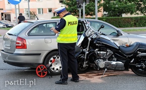 Wjechał w motocyklistę