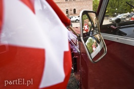 Traktorem do Kaliningradu na mecz Szwajcarii