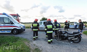 Motocyklista ranny w wypadku na drodze 509