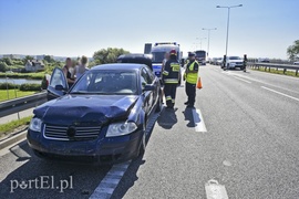 Kolizja na obwodnicy, tworzą się ogromne korki