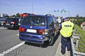 Kolizja na obwodnicy, tworzą się ogromne korki