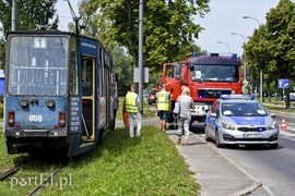 Kolizja z tramwajem na al. Grunwaldzkiej