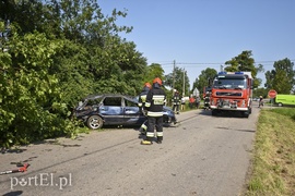 Wymusiła pierwszeństwo i dachowała