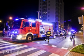 Zderzenie toyoty z alfą romeo na ul. płk. Dąbka