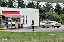 Strażacy interweniowali na stacji paliw