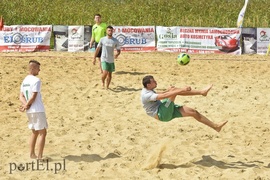 Piłkarskie emocje na plaży w Kadynach