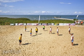 Piłkarskie emocje na plaży w Kadynach