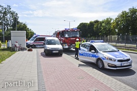 Potrącenie rowerzysty na ul. Browarnej