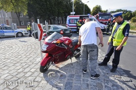 Pierwsza kolizja na nowym rondzie