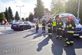 Pierwsza kolizja na nowym rondzie