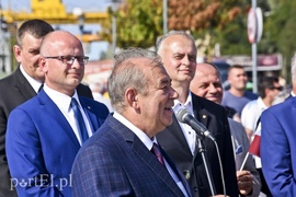 Premier z wizytą, przekop na wybory