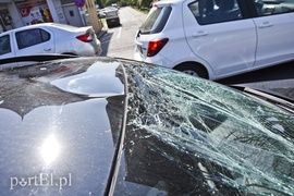 Rowerzysta wjechał wprost pod audi