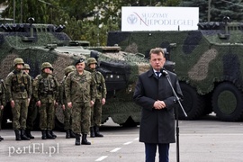 Szef MON w Elblągu: Bezpieczeństwo jest najważniejsze