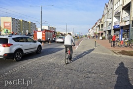 Potrącenie rowerzystki na ul. Płk. Dąbka