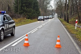 Fiat na boku, kierowca zasłabł