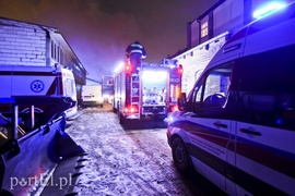 Pożar budynku przy ul. Bożego Ciała