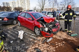 Karambol na parkingu przy ul. Teatralnej