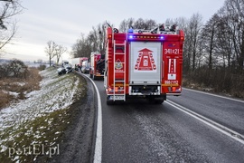 Wypadek na drodze nr 22. Uwaga, tu jest ślisko!