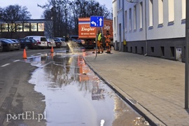 Awaria podczas odwiertu przy ul. Kościuszki
