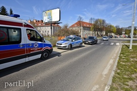 Potrącenie zakonnicy i rowerzysty