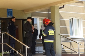 Pożar w wieżowcu przy Lotniczej