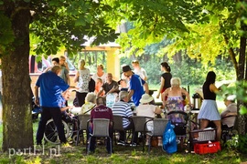Rzucali podkową, grali w bule