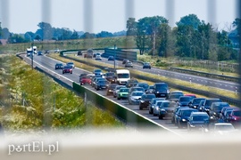 Wypadek motocyklisty na S7