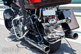 Wypadek motocyklisty na S7