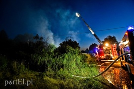 Pożar domu w Karczowiskach Górnych