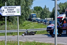 Oplem wjechała w kobietę na skuterze