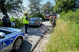 Czołówka na wąskiej drodze