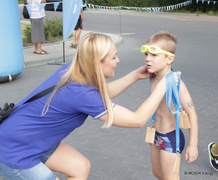 Pływali i biegali w pierwszym elbląskim Aquathlonie
