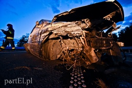 Dwie kolizje na S7 przed Nogatem