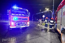 Zderzenie seata z oplem wieczorową porą