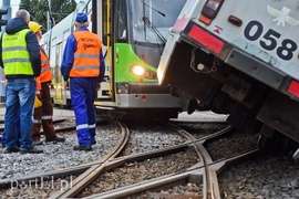 Zderzenie dwóch tramwajów