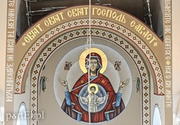 Tak nowa cerkiew wygląda od środka