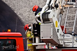 Pożar sadzy w kominie przy ul. Pionierskiej