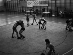 Elbląski sport z lat 70. na zdjęciach Czesława Misiuka: Zapasy