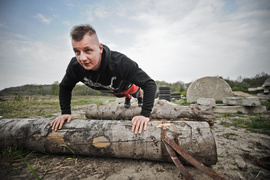 Adrian Durma trenuje na Modrzewinie