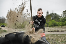 Adrian Durma trenuje na Modrzewinie