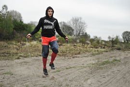 Adrian Durma trenuje na Modrzewinie