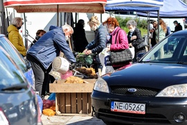 Targowisko już otwarte